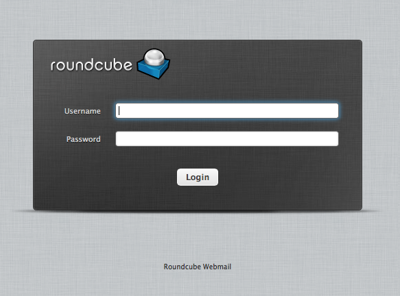 Roundcube login Roundcube login
