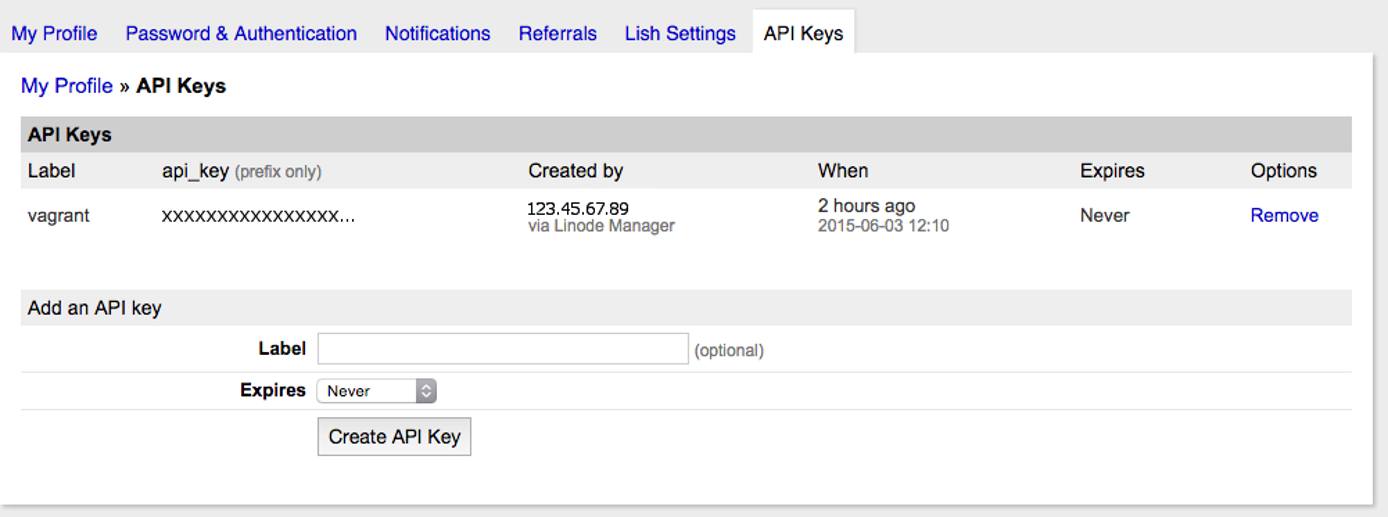 Linode API Linode API