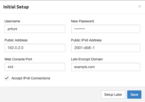 Pritunl Domain Setup Pritunl Domain Setup